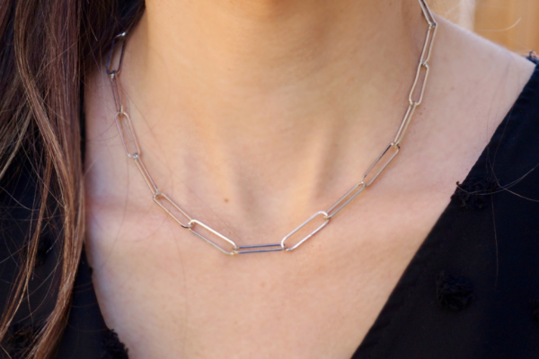 as always link necklace in silver