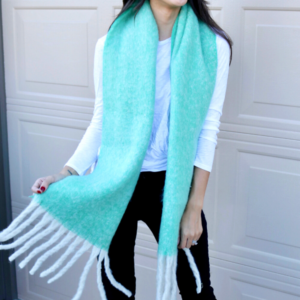 warming up to you mint scarf