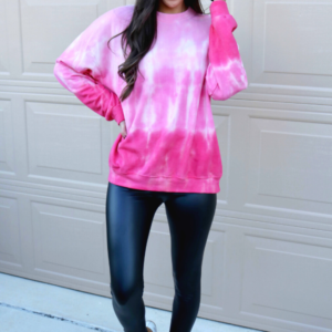 by the way ombre pink sweatshirt