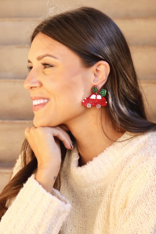claus I said so statement earrings